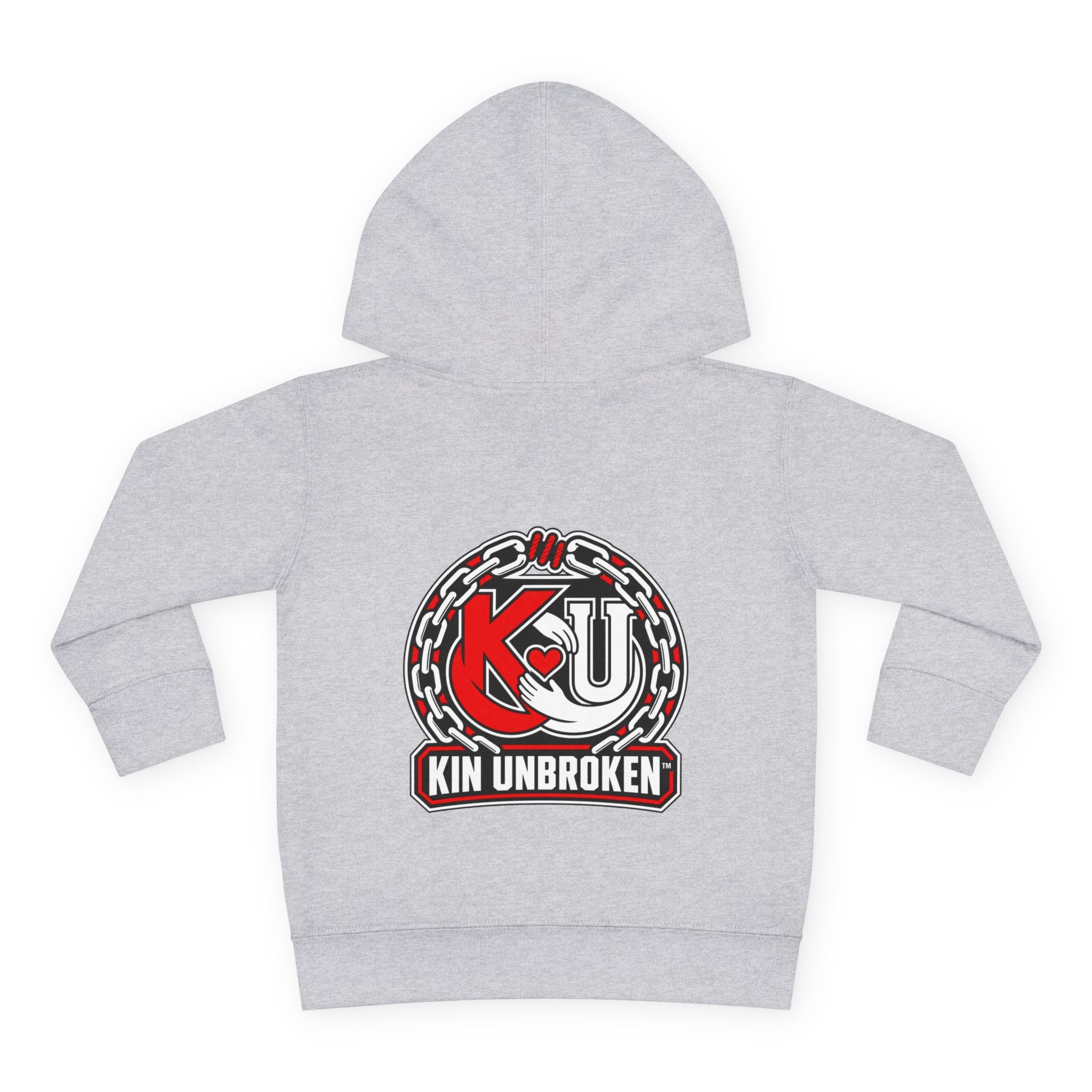 Toddler Hoodie — "I'm Standing With Their Family" Kin Unbroken Pullover