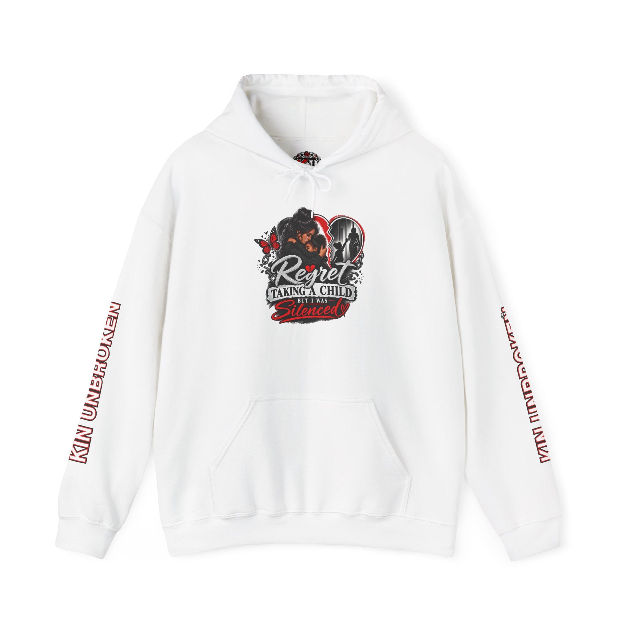 Kin Unbroken "Regret Taking a Child" Hoodie — Graphic Family Pride Pullover