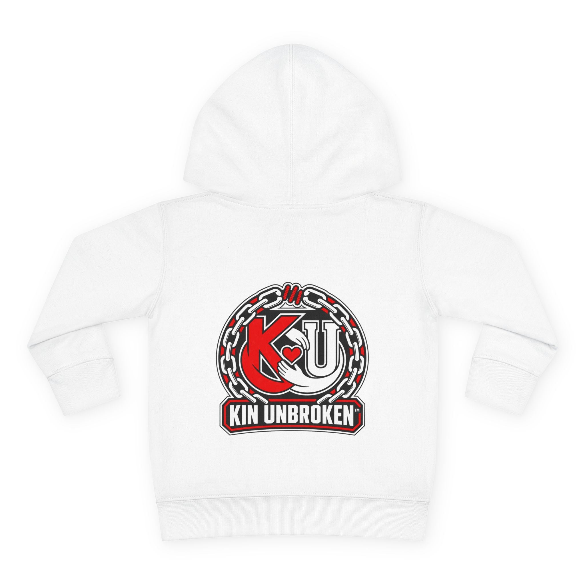 Toddler Hoodie — "I'm Standing With Their Family" Kin Unbroken Pullover