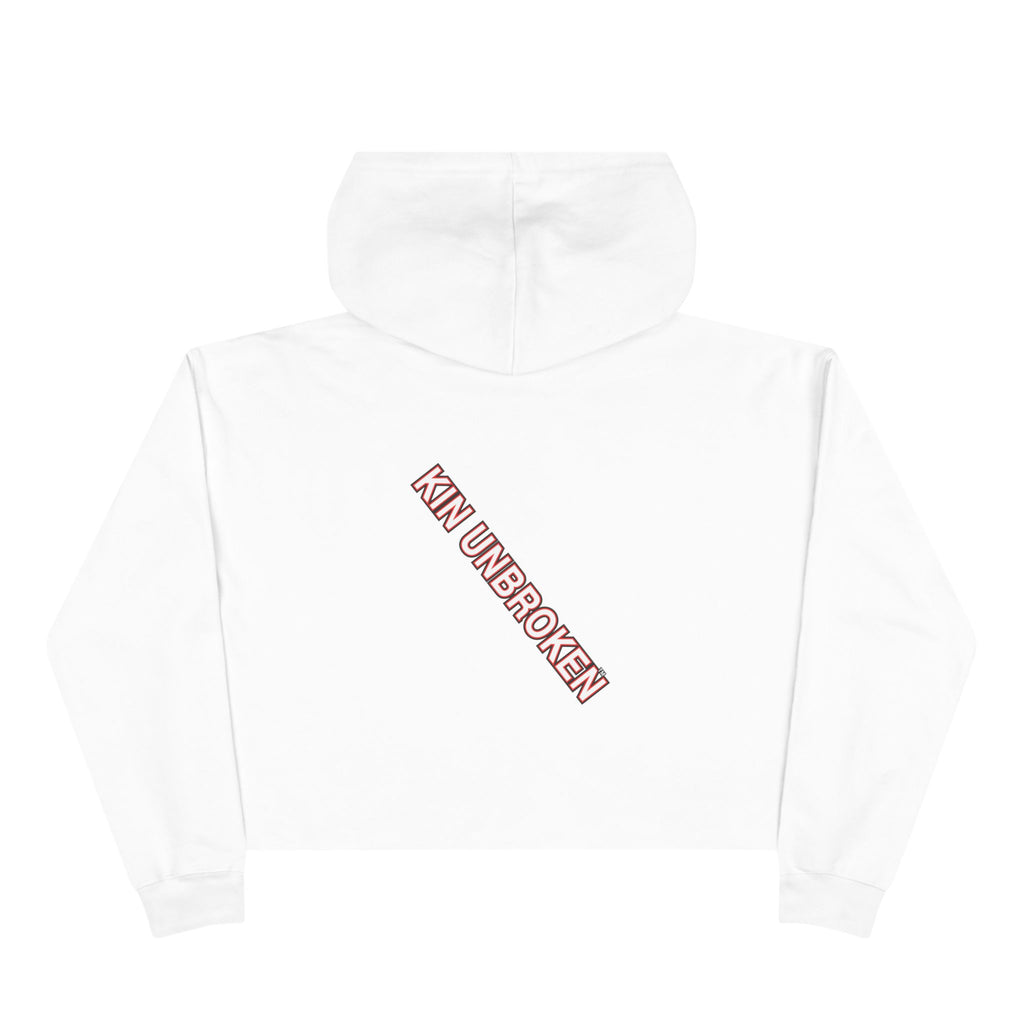 Kin Unbroken Crop Hoodie — Chain Emblem Cropped Hoodie