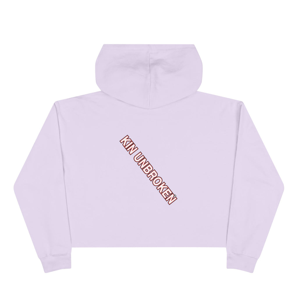 Kin Unbroken Crop Hoodie — Chain Emblem Cropped Hoodie