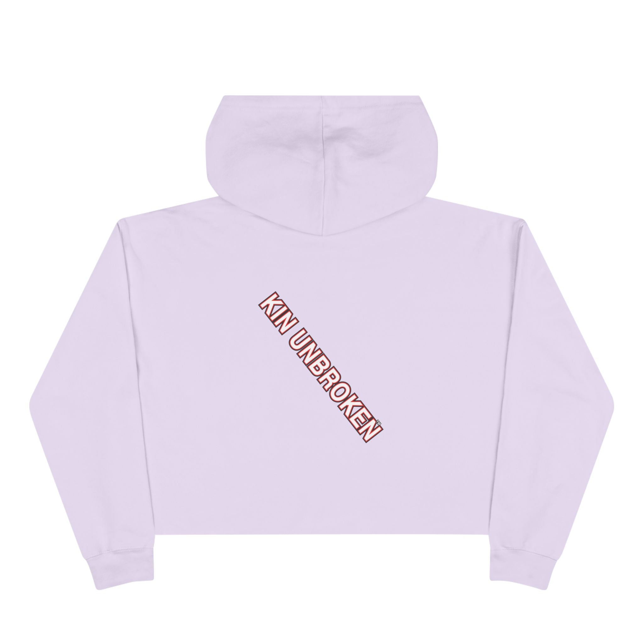 Kin Unbroken Crop Hoodie — Chain Emblem Cropped Hoodie