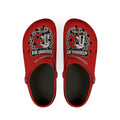 Kin Unbroken Logo EVA Foam Clogs — Red Comfort Slip-On Shoes