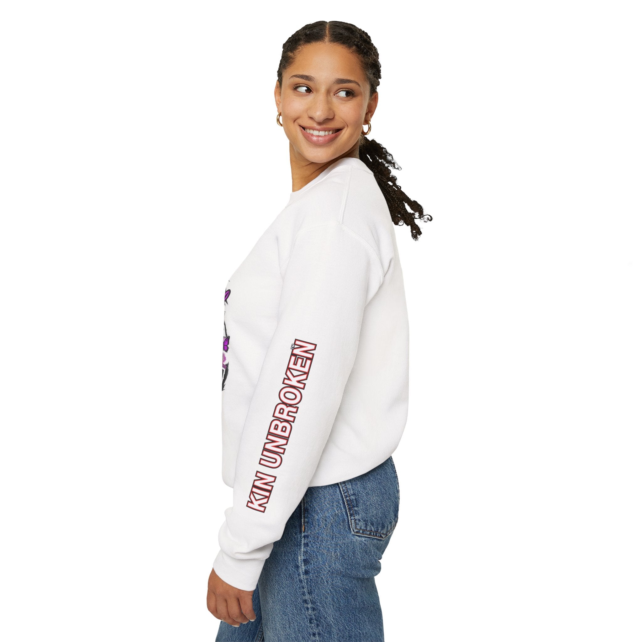 Crewneck Sweatshirt — "You Can Return My Child, You Can't Return The Time We Lost" Memorial Graphic