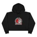Kin Unbroken Crop Hoodie — Chain Emblem Cropped Hoodie